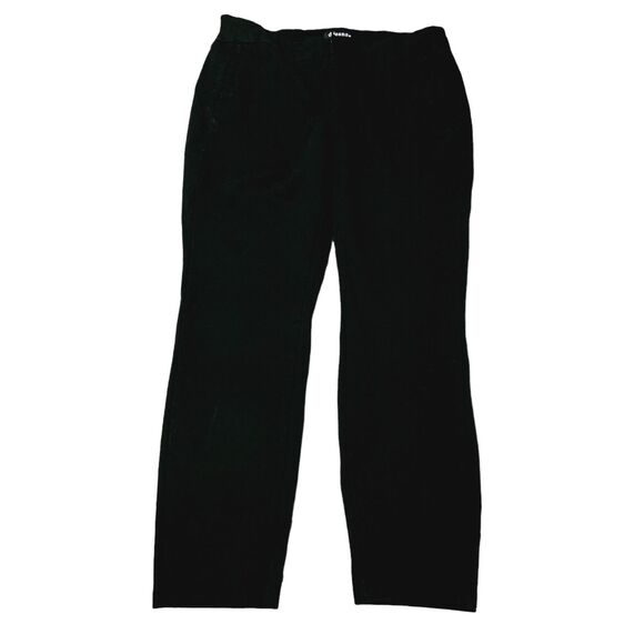 D. Jeans Womens Pants Black Size 12P Rayon Blend Zip Clasp Close Pockets Stretch - Picture 1 of 12